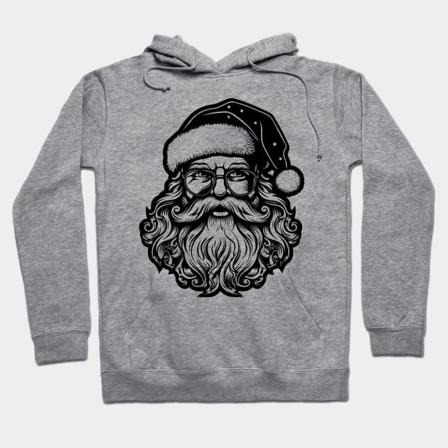 Santa Claus Hoodie by MZeeDesigns